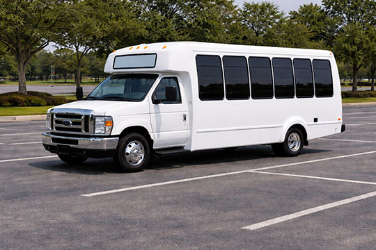 20-passenger minibus available for charter in Rochester, MN
