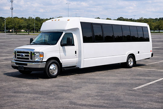 25-passenger minibus available for charter in Rochester, MN